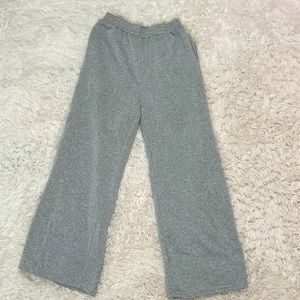 Gray sweatpants